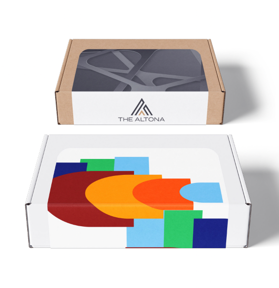 Mailer Box with Custom Label