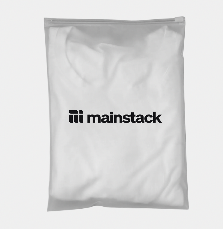 Frosted Zipper Bag